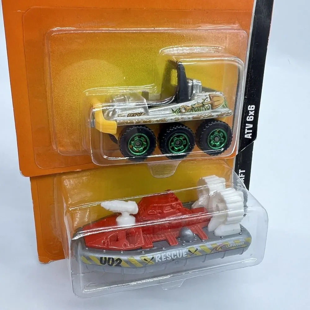 Matchbox 60th Anniversary Lot of 2 ATV 6x6 & HOVERCRAFT 1/64 DieCast 2013 NEW